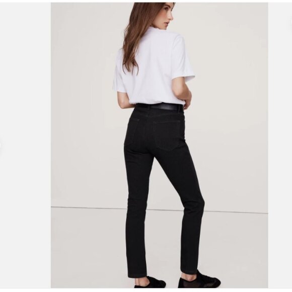 Banana Republic High Rise Slim Stretch Ankle Jeans Black Size 27/4 RT$110 NWT - Picture 2 of 12